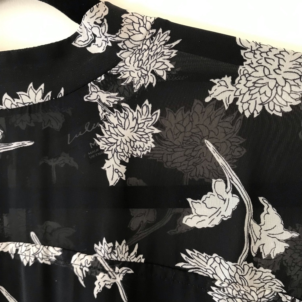Lulus Floral Dressed Up Black Floral Print Midi Dress - Picture 5 of 16